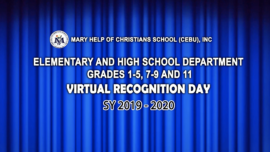 Virtual Recognition SY 2019 – 2020